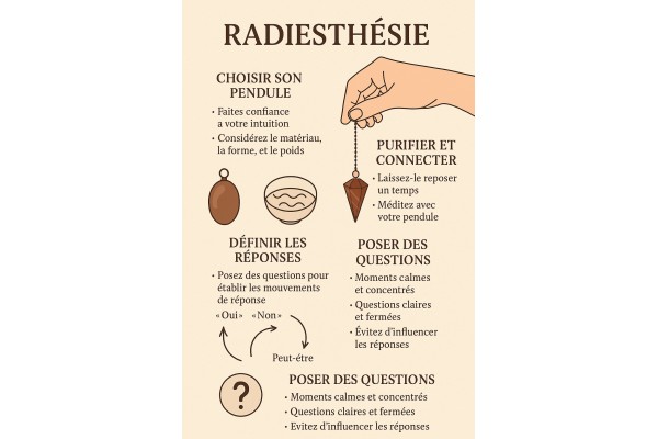 Guide d'utilisation du pendule divinatoire : débutez en toute confiance Guide d'utilisation du pendule divinatoire : débutez en toute confiance
